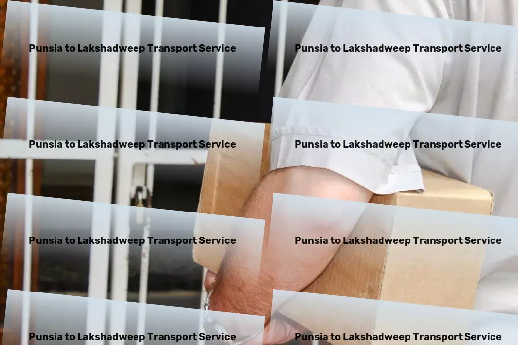 Punsia to Lakshadweep Bike Transport And Scooty Courier Fast goods transport solutions