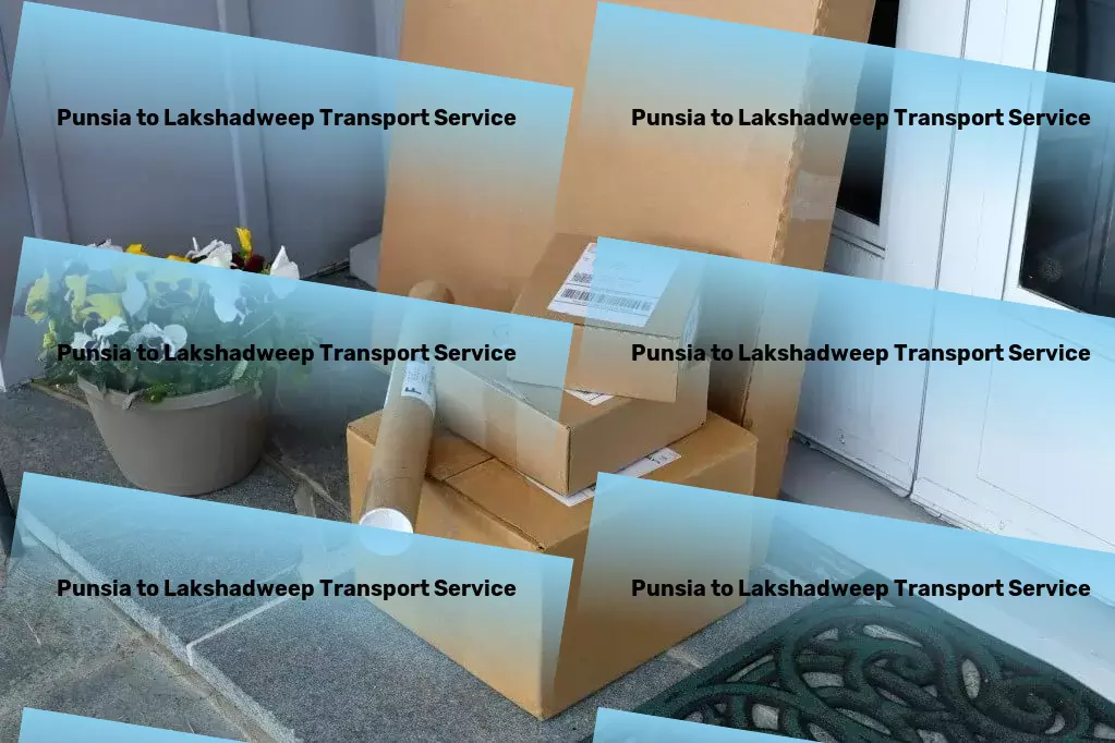 Punsia to Lakshadweep Bike Transport And Scooty Courier A leap towards advanced logistical solutions in India! - Rapid cargo forwarding